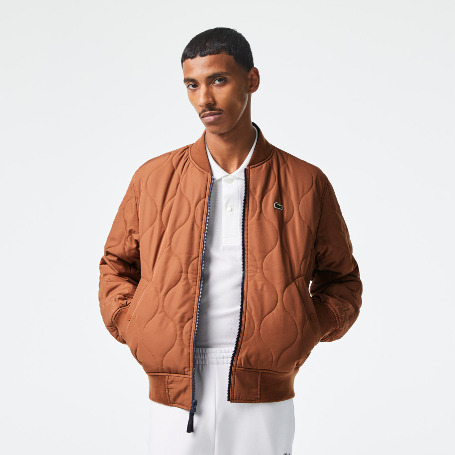 Bomber homme Lacoste réversible et rembourré