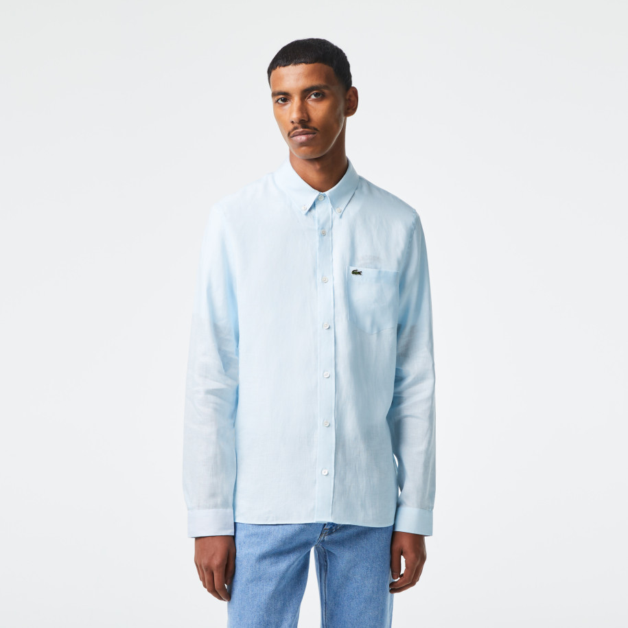 Chemise homme Lacoste en lin