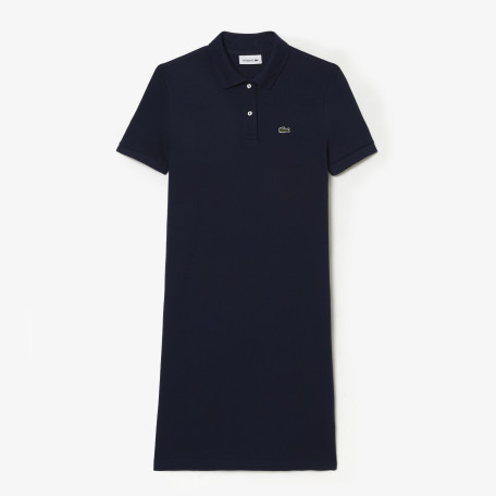 Robe polo femme Lacoste en petit piqué souple