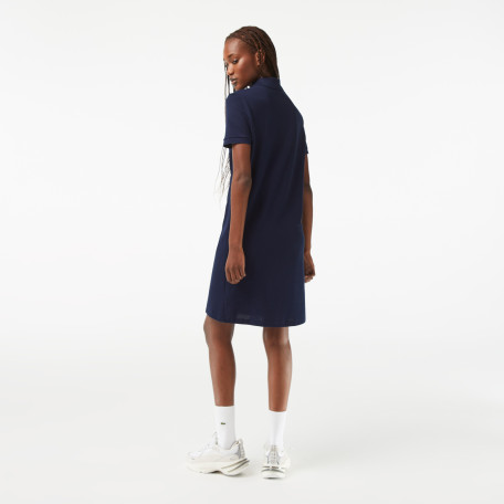 Robe polo femme Lacoste en petit piqué souple