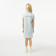 Robe polo fille Lacoste imprimé damier en coton biologique