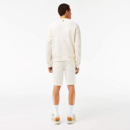 Bermuda slim fit uni en coton stretch