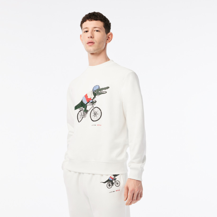 Survetement lacoste best sale coton homme