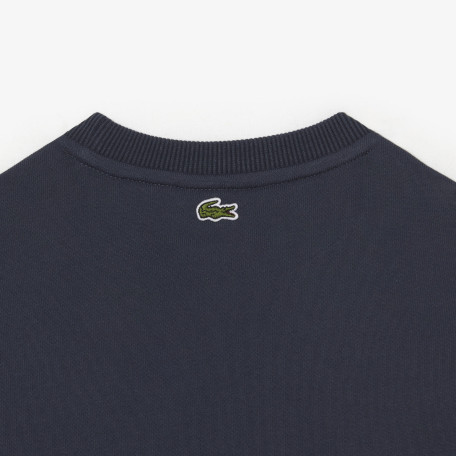 Sweatshirt enfant Lacoste en molleton coton biologique