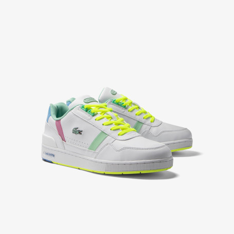 Sneakers T-Clip junior Lacoste en synthétique, détail coloré