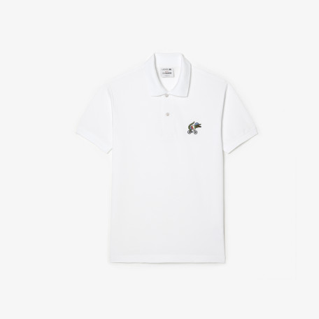 Polo homme Lacoste x Netflix en coton biologique