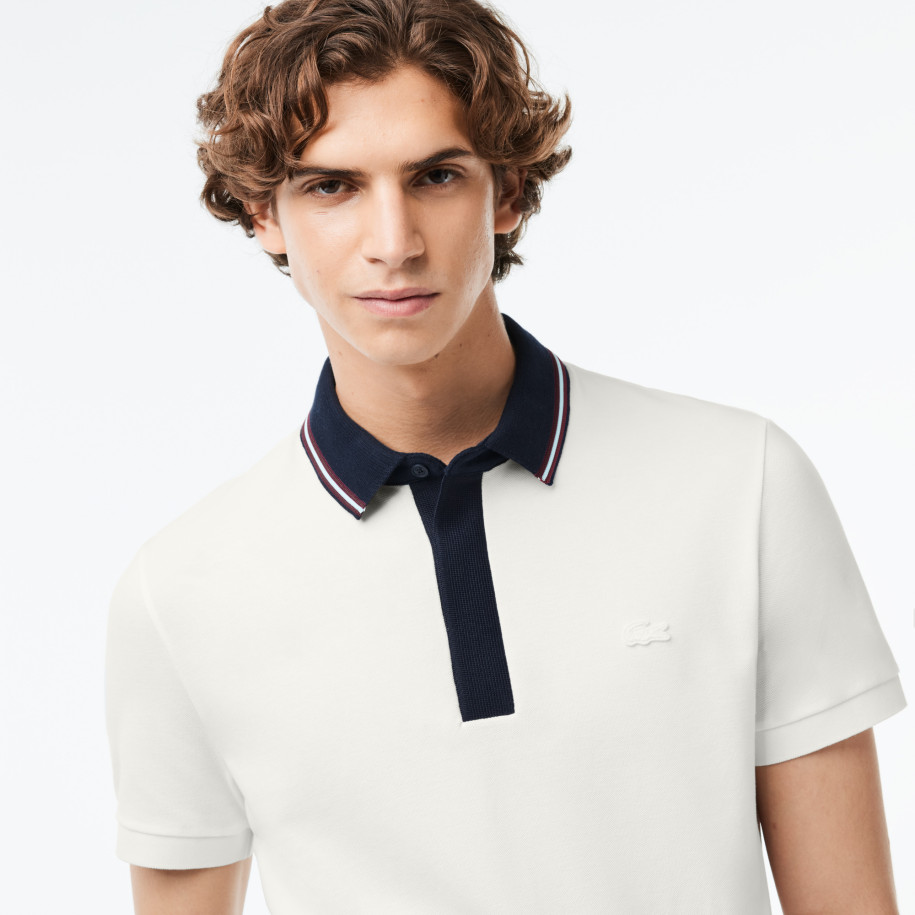 Polo Smart Paris regular fit col contrastant