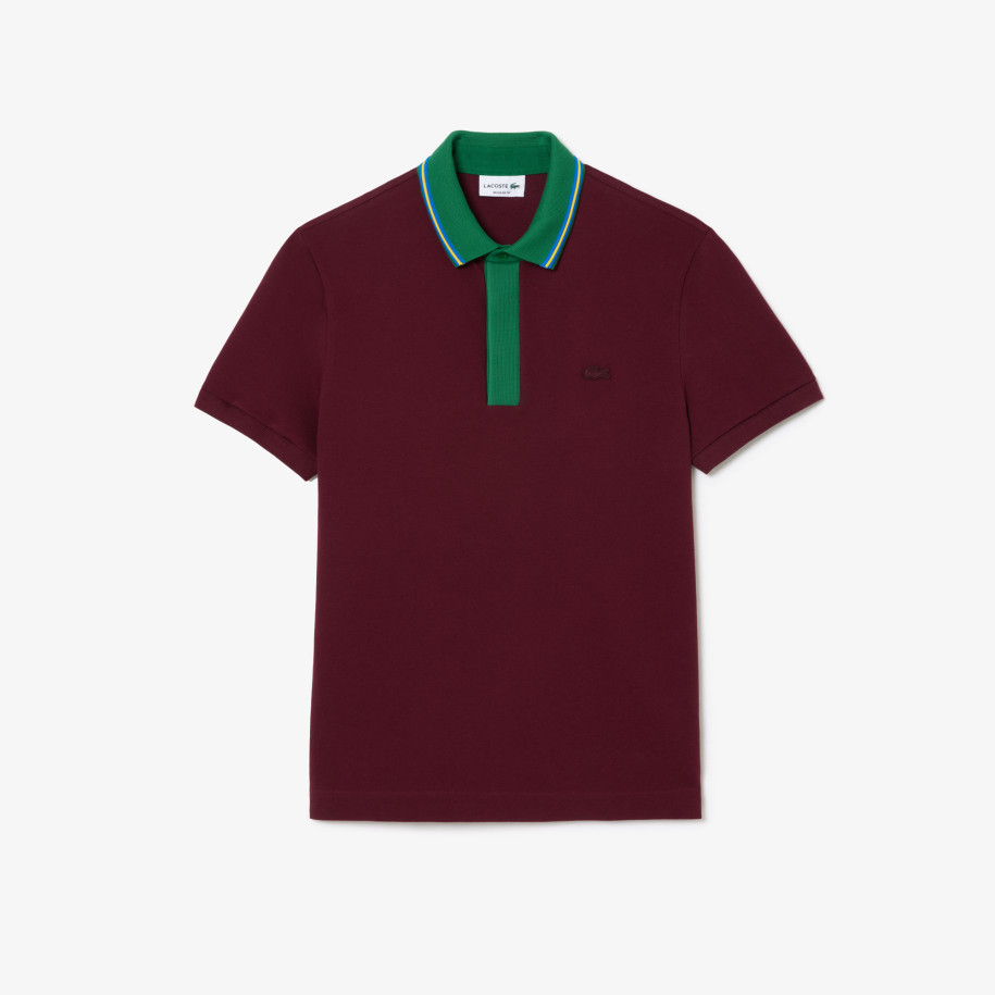 Polo Smart Paris regular fit col contrastant