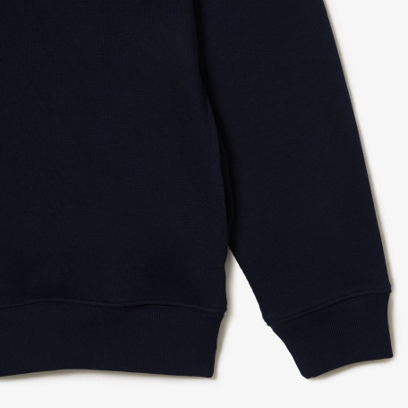 Sweatshirt col montant zippé en interlock