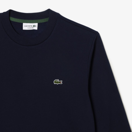 Sweatshirt homme Lacoste en molleton gratté de coton biologique