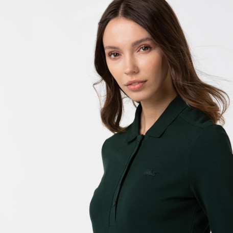 Lacoste polo manche longue femme best sale