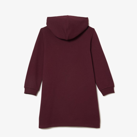 Robe sweatshirt à capuche en molleton de coton