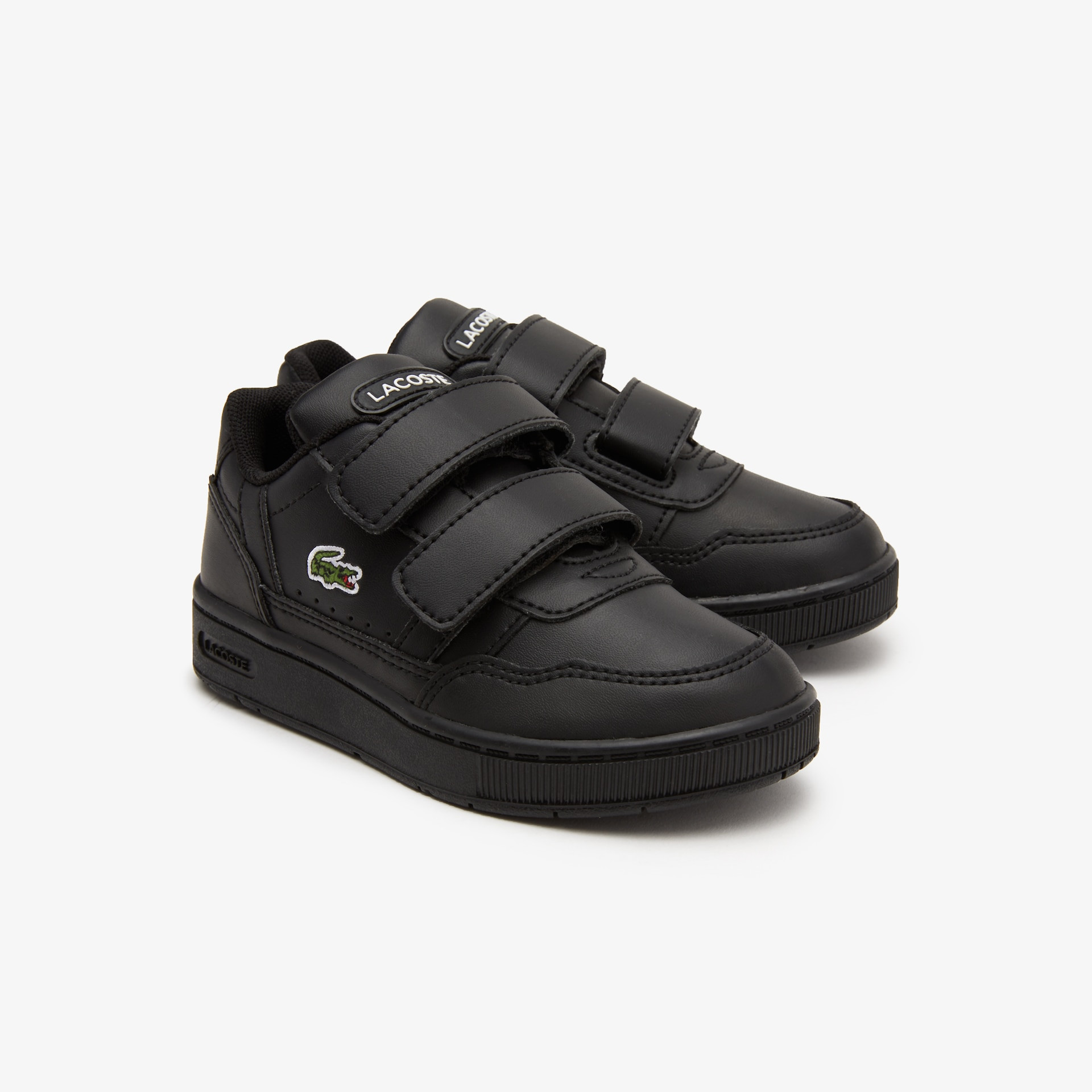 Sneakers T-Clip bébé Lacoste en synthétique avec détail coloré