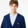 Cardigan homme Lacoste relaxed fit boutons ton sur ton en laine