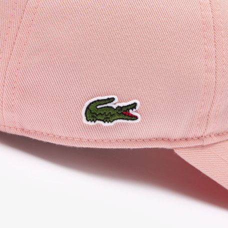 Casquette unisexe Lacoste en twill de coton biologique