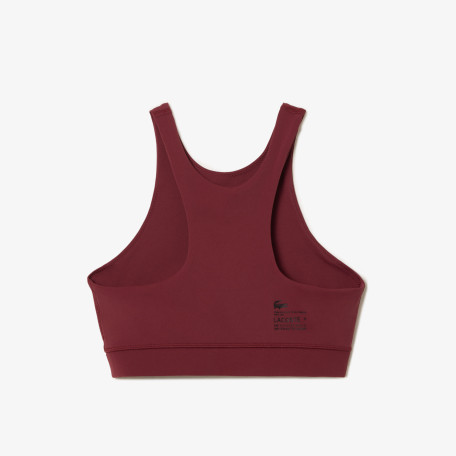 Brassière femme Lacoste quick-dry en polyamide recyclé stretch