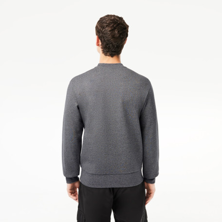 Sweatshirt homme Lacoste en molleton gratté de coton biologique