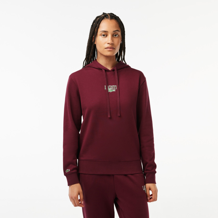 Sweatshirt capuche Jogger imprim Lacoste