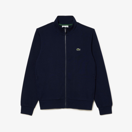 Sweatshirt Jogger zippé homme regular fit Lacoste en molleton gratté