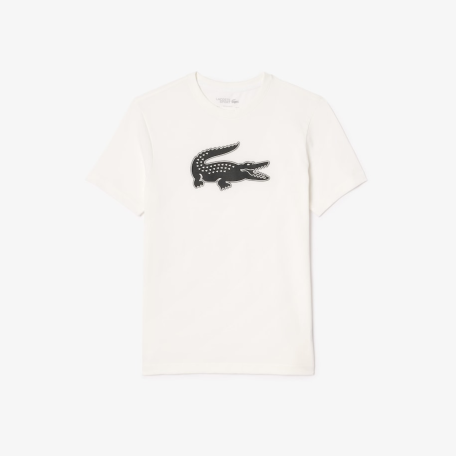 T-shirt Lacoste SPORT en jersey respirant imprimé crocodile 3D