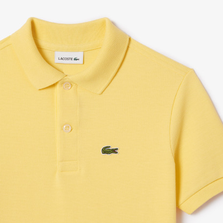 Polo enfant Lacoste regular fit en petit piqué uni