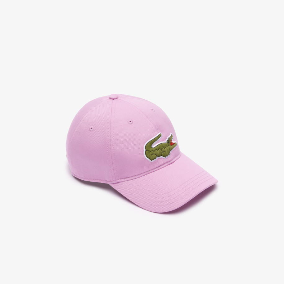 Casquette unisexe ajustable Lacoste en twill de coton biologique