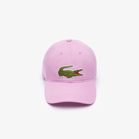 Casquette unisexe ajustable Lacoste en twill de coton biologique